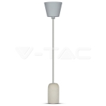 Бетонен Пендел Светло Сив