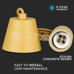 Бетонен Пендел Светло Бежов