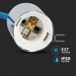 Пендел Хромиран Купол Светло Син Кабел