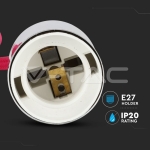 Пендел Хромиран Купол Светло Роза Кабел