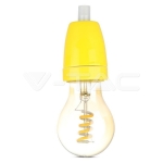 Фасунга Порцелан E27 Жълт