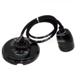 Пендел Порцеланова Фасунга E27 Черен