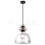 Стъклен Пендел Опушено Прозрачно Стъкло