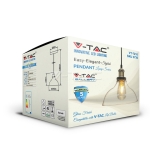 Стъклен Пендел Прозрачно Стъкло Ф245