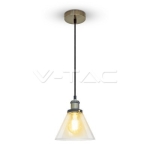 Стъклен Пендел Светло Прозрачен Ф180