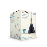 Пендел Черна Шапка Основа Дърво Голям Ф250