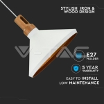 Пендел Бяла Шапка Основа Дърво Малък Ф250