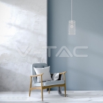 Пендел Бял Мат С Бял Кабел