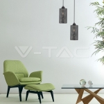 Пендел Черен Мат С Черен Кабел