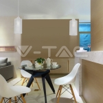 Пендел Бял Мат С Бял Кабел