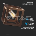 Геометричен Пендел Златно Шампанско Квадрат