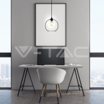 Пендел Стъклен Сфера Прозрачен ф300