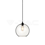 Пендел Стъклен Сфера Прозрачен ф300