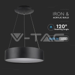 20 LED Пендел Димиращ Черен 3000K