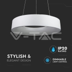 30 LED Пендел Димиращ Бял 3000K