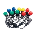 Градински Гирлянд с 20бр. 0.5W RGB Крушки 10м.