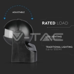 Инфраред Датчик за Движение Стена черен