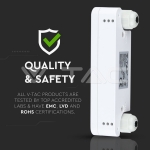 Микровълнов Датчик за Движение Бял