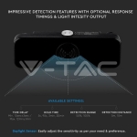 Микровълнов Датчик за Движение Черен