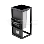 1W Соларна Стенна Табела SAMSUNG Чип Сива 3000K