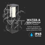 4W Соларна Наземна Лампа SAMSUNG Чип Сива 3000K