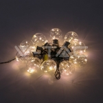 Градински Гирлянд с 10бр.Соларни Крушки 3000K 2м.