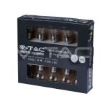 Градински Гирлянд с 10бр.Соларни Крушки 3000K 2м.