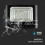 50W LED Прожектор с Фотоволтаичен Панел 4000K