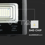 12W LED Прожектор с Фотоволтаичен Панел 6000K