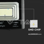 35W LED Прожектор с Фотоволтаичен Панел 6000K