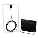 40W LED Прожектор с Фотоволтаичен Панел 6000K