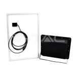 50W LED Прожектор с Фотоволтаичен Панел 6000K