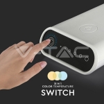 6.5W LED Настолна Лампа 3in1 Бяла