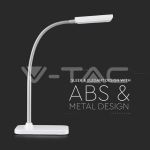 3W LED Настолна Лампа Бяло Тяло 3000K