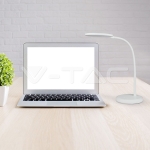 7W LED Настолна Лампа Димираща Бяло Тяло 3000K