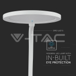 7W LED Настолна Лампа Димираща Бяло Тяло 3000K