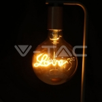 Настолна Лампа Е27 Червен Бронз Ключ