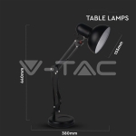 Настолна Лампа Е27 Бяла 325x560 PIXI