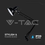 Настолна Лампа Е27 Бяла 450x1630 PIXI Захващане