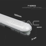 LED Водозащитено тяло PC/PC 1500мм 48W Бяла Светлина