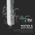 LED Водозащитено тяло PC/PC 1500мм 48W Бяла Светлина