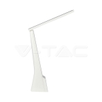 4W LED Настолна Лампа Бяло + Сребристо