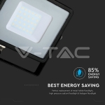 30W LED Прожектор SAMSUNG Чип Топло Бяла Светлина Черно Тяло