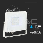 30W LED Прожектор SAMSUNG Чип Бяла Светлина Бяло Тяло