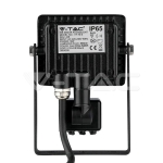 10W 10W LED Прожектор Със Сензор SAMSUNG ЧИП Черно Тяло 4000К
