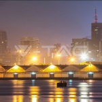 20W LED Прожектор SAMSUNG Чип SMD Черно Тяло 3000K