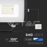 20W LED Прожектор SAMSUNG Чип SMD Черно Тяло 3000K