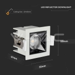 LED Луна SAMSUNG Чип 4W Рефлектор UGR<19 12° 5700K