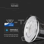 5W LED Луна Пожароустойчива Хром Димираща 4000K