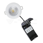 5W LED Луна Пожароустойчива Бяла 6400K